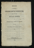 Minutes of the Louisiana Baptist Association