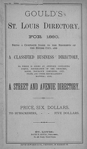Gould's St. Louis Directory, for 1880