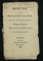 Minutes of the Mississippi Baptist Association