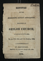 Minutes of the Mississippi Baptist Association