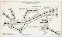 Wabash Railway Company Ann Arbor Railroad Schedule of Manifest Trains