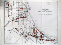 Map of Chicago District of Indiana Harbor Belt Railroad