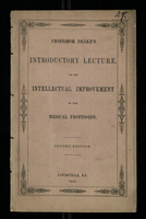 Professor Drake's Introductory Lecture on the Intellectual Improvement of the Medical Profession
