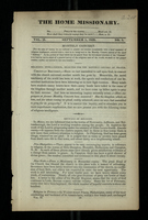 The Home Missionary, Vol. II. No. 5. September 1, 1829