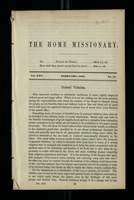 The Home Missionary, Vol. XXV. February, 1853. No. 10