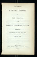 Thirty-Sixth Annual Report of the Directors of the American Education Society