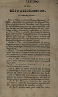 Constitution of the Ohio Association