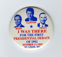 Presidential Debate of 1992 Button