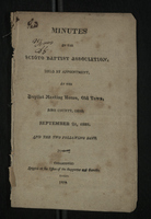 Minutes of the Scioto Baptist Association, 1822