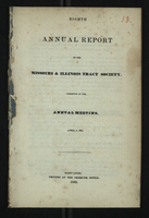 Eighth Annual Report of the Missouri & Illinois Tract Society 