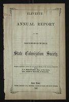 Eleventh Annual Report of the Missouri State Colonization Society
