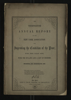 The Thirteenth Annual Report of the New York Association for Improving the Condition of the Poor