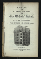 Report of the Sixteenth Exhibition of the Ohio Mechanics' Institute