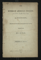 The Duties of American Citizens 