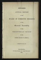 Fifty-Sixth Annual Report of the Board of Domestic Missions