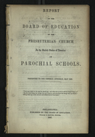 Report of the Board of Education of the Presbyterian Church 