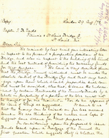 J.S. Morgan & Co. Letter of James B. Eads
