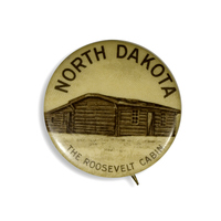 North Dakota, The Roosevelt Cabin Button