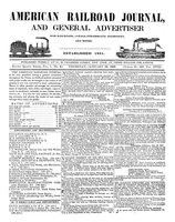American Railroad Journal January 23, 1845