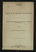 Speech of Hon. E. K. Smart of Maine 