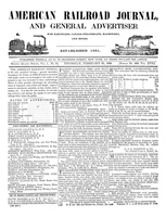 American Railroad Journal February 27, 1845