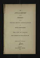 The Annual Report of the President of the Young Men's Association for Mutual Improvement in the City of Albany