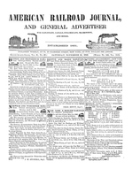 American Railroad Journal November 21, 1846