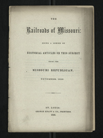 The Railroads of Missouri