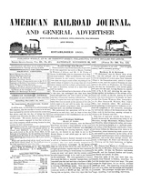 American Railroad Journal November 20, 1847