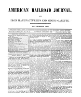 American Railroad Journal January 8, 1848