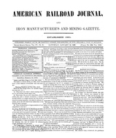 American Railroad Journal January 15, 1848