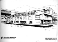 Planned floating apartment complex on barges - St. Louis Riverfront. (obverse)