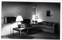 Boulevard Apartments living room