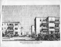 Neighborhood Gardens Apartments - Architectural drawing