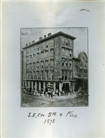 Broadway and Pine in 1878