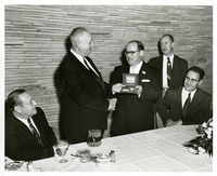 Celebration Dinner Honoring Fred L. Wuest, president of the State Bank And Trust Co. of Wellston Bank