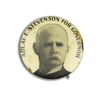 Adlai E. Stevenson For Governor Button