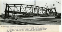 Final Demolition Of The Twenty-First Street Bridge