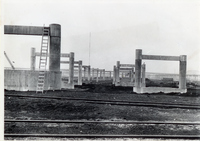 Piers That Will Be Among The Approaches To The Poplar Street Bridge