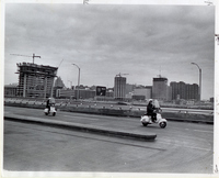 Police Escort On The Poplar Street Bridge