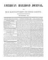 American Railroad Journal October 21, 1848