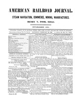 American Railroad Journal February 24, 1849