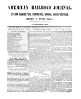 American Railroad Journal April 14, 1849