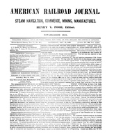 American Railroad Journal May 19, 1849