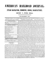 American Railroad Journal August 25, 1849