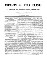 American Railroad Journal September 22, 1849