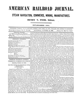 American Railroad Journal October 13, 1849