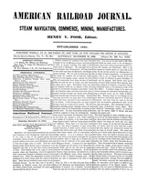 American Railroad Journal December 15, 1849
