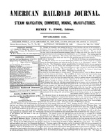 American Railroad Journal December 29, 1849
