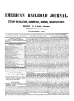 American Railroad Journal June 22, 1850